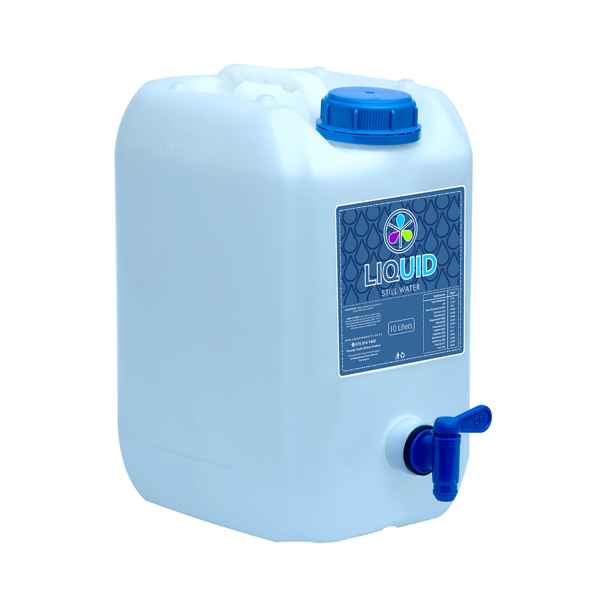 10 liters Still water (Reusable Bottle with Tap)